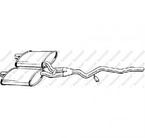 Toba esapamet intermediara FORD GRANADA  GU  PRODUCATOR BOSAL 283 633