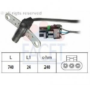 Senzor impulsuri  arbore cotit  senzor impulsuri volanta RENAULT ESPACE    J11  PRODUCATOR FACET 9 0018