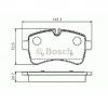 Set placute frana frana disc IVECO DAILY IV platou   sasiu PRODUCATOR BOSCH 0 986 494 460