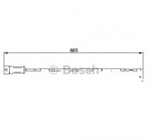 Senzor de avertizare uzura placute de frana OPEL VECTRA A  86  87  PRODUCATOR BOSCH 1 987 474 929