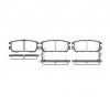 Set placute frana frana disc mitsubishi pajero shogun ii autoturism de