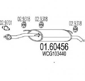 Toba esapament finala ROVER 45  RT  PRODUCATOR MTS 01 60456