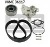 Pompa apa   Set curea transmisie cu caneluri RENAULT MASTER II Van  FD  PRODUCATOR SKF VKMC 36117