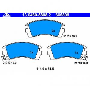 Set placute frana frana disc NISSAN SUNNY Mk III combi  Y10  PRODUCATOR ATE 13 0460 5808 2