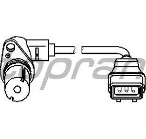 Senzor turatie management motor VW PASSAT  3A2  35I  PRODUCATOR TOPRAN 111 366