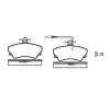 Set placute frana frana disc renault espace mk ii  j