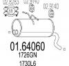 Toba esapament finala citroËn berlingo  mf  producator mts 01 64060