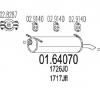 Toba esapament finala citroËn xantia  x1  producator mts 01 64070