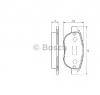 Set placute frana frana disc fiat doblo cargo  223