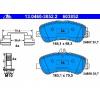 Set placute frana frana disc mercedes benz glk class