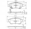 Set placute frana frana disc SUZUKI LIANA combi  ER  PRODUCATOR NIPPARTS J3608024