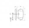 Set placute frana frana disc vw transporter