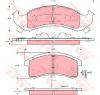 Set placute frana frana disc chevrolet lumina apv producator trw