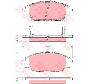 Set placute frana frana disc HONDA S2000  AP  PRODUCATOR TRW GDB3250