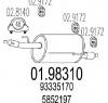 Toba esapament finala opel meriva