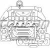 Suport motor VW GOLF PLUS  5M1  521  PRODUCATOR TOPRAN 111 899