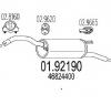 Toba esapament finala FIAT STILO Multi Wagon  192  PRODUCATOR MTS 01 92190