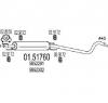 Toba esapamet intermediara OPEL ASTRA G hatchback  F48  F08  PRODUCATOR MTS 01 51760
