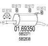 Toba esapament finala OPEL OMEGA B combi  21  22  23  PRODUCATOR MTS 01 69350