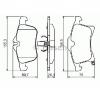 Set placute frana frana disc opel meriva producator bosch 0 986 424