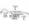 Toba esapament finala FIAT 124 cupe PRODUCATOR MTS 01 60670