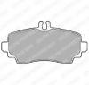 Set placute frana frana disc MERCEDES BENZ A CLASS  W168  PRODUCATOR DELPHI LP1401