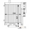 Radiator racire ulei  cutie de viteze automata AUDI A4  8E2  B6  PRODUCATOR HELLA 8MO 376 729 591