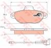 Set placute frana frana disc fiat cinquecento