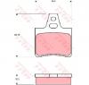 Set placute frana frana disc CITROËN XM  Y3  PRODUCATOR TRW GDB986