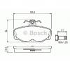 Set placute frana frana disc FORD SIERRA hatchback  GBC  GBG  PRODUCATOR BOSCH 0 986 469 810
