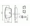 Set placute frana frana disc ALFA ROMEO MITO  955  PRODUCATOR BOSCH 0 986 494 030