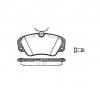 Set placute frana frana disc opel omega a  16  17  19