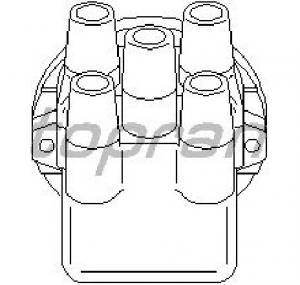 Capac distribuitor PEUGEOT 205 Mk II  20A C  PRODUCATOR TOPRAN 722 263