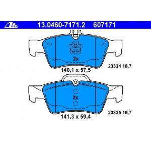 Set placute frana frana disc MERCEDES BENZ S CLASS  W221  PRODUCATOR ATE 13 0460 7171 2