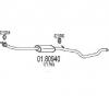 Toba esapamet intermediara peugeot 306  7b  n3  n5  producator mts 01