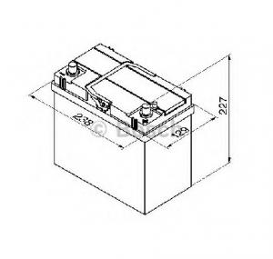 Baterie de pornire  Baterie de pornire TOYOTA STARLET  KP6  PRODUCATOR BOSCH 0 092 S40 210