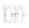 Set placute frana frana disc land rover range rover