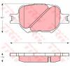 Set placute frana frana disc TOYOTA CELICA  ZZT23  PRODUCATOR TRW GDB3316