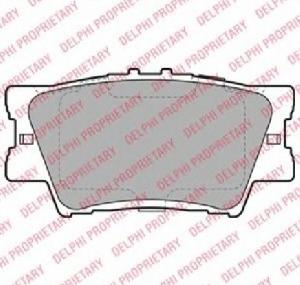 Set placute frana frana disc TOYOTA RAV 4 III  ACA3  ACE  ALA3  GSA3  ZSA3  PRODUCATOR DELPHI LP2004