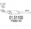 Toba esapamet intermediara RENAULT SAFRANE    B54  PRODUCATOR MTS 01 51100