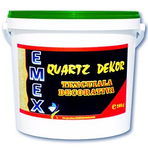 Tencuiala Decorativa Structurata  EMEX  QUARTZ DEKOR