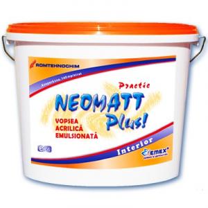 Vopsea Lavabila Practica de Interior NEOMATT PLUS / Bidon 15 L - Alb