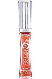 Gloss L'Oreal Glam Shine 6h Volumizer - 405  Fresh Tangerine