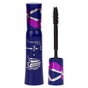 Rimel pt volum Rimmel London 1-2-3 Looks Waterproof - Black