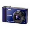 Aparat foto digital sony h70 16.1mp, blue + card 4gb + husa lcsbdg