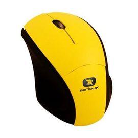 Mouse USB mini optic Serioux Pastel 3000 yellow, scroll, blister