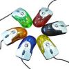 Mouse USB mini Serioux Rainbow 580, transparent orange, scroll, big box + blister