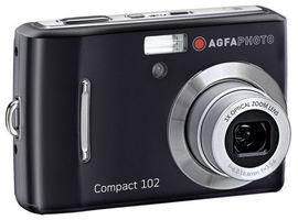 Camera foto AgfaPhoto, 12MP CCD, 3x/5x zoom optic/digital, 2.7" LCD, 2xAA, black, Compact-102