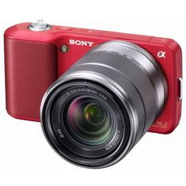Aparat foto digital Sony NEX-3K 14.2 MP Exmor APS HD CMOS sensor Red