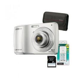 Aparat foto digital Sony Cyber-shot DSC-S3000, Argintiu + Husa + Incarcator + Card 2GB